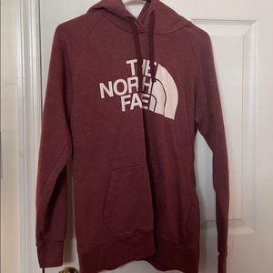 Maroon North Face sweater